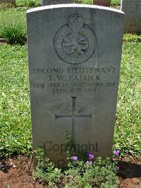 Dar Es Salaam War Cemetery - Patrick, T W